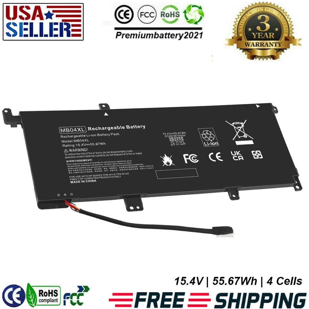 MB04XL MBO4XL Battery For HP Envy X360 M6 15-AQ AR 844204-850 843538-541TPN-W120