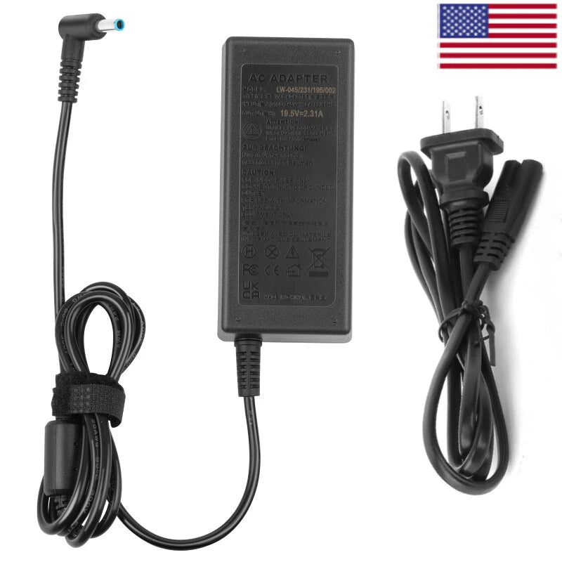 90W Laptop Charger 19.5V 4.62A Adapter Power Supply for HP 240 255-G7 G6 G5 G4