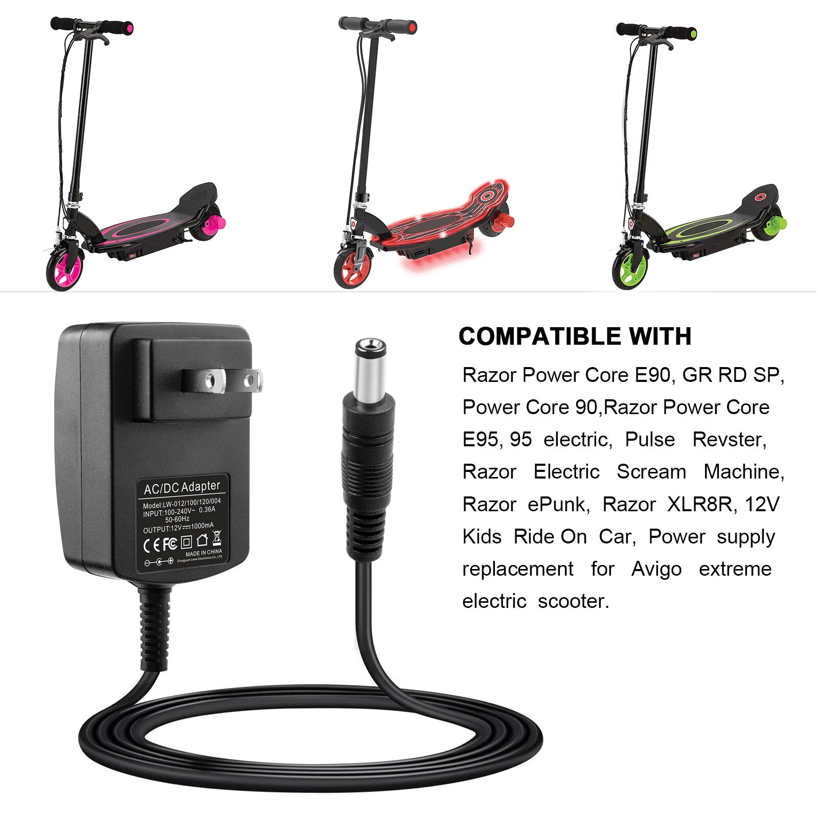 12Volt Battery Charger for Kids Powered Ride On Car Best Choice Product Kid Trax