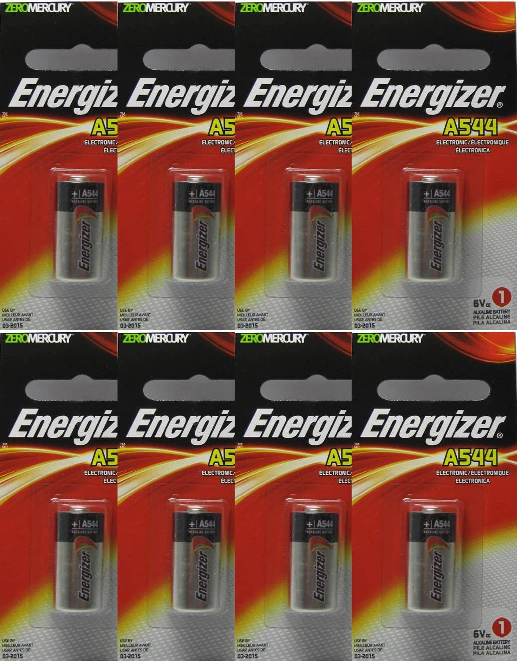 8 X Energizer A544 4LR44 PX28A 476A GP476 K28L L1325 V28PX 6V Batteries
