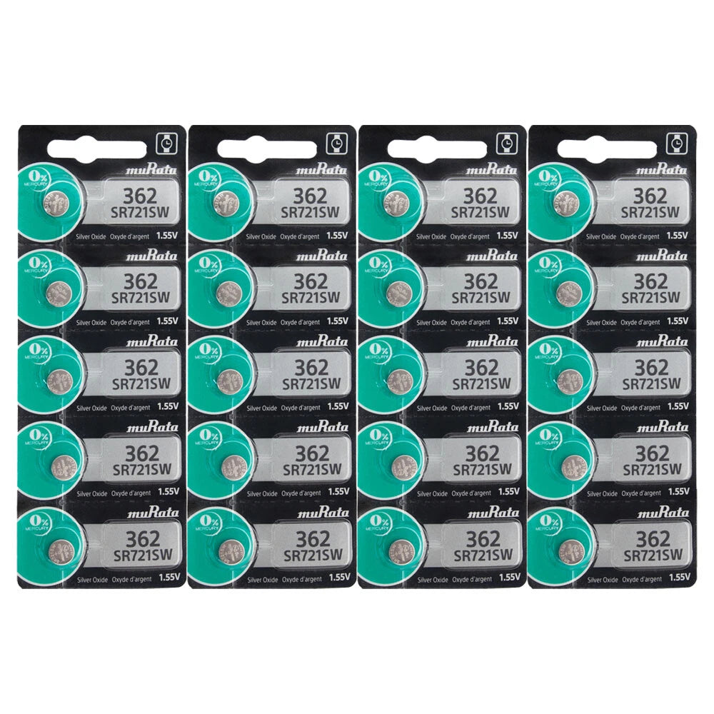 20 Murata Replaces Sony 362 Watch and Calculator Batteries