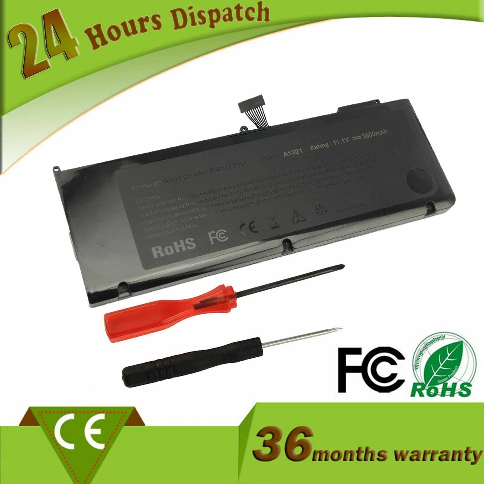 73Wh Battery For APPLE Mac Book Pro 15" 15 Inch A1321 MC118 Mid-2009 2010