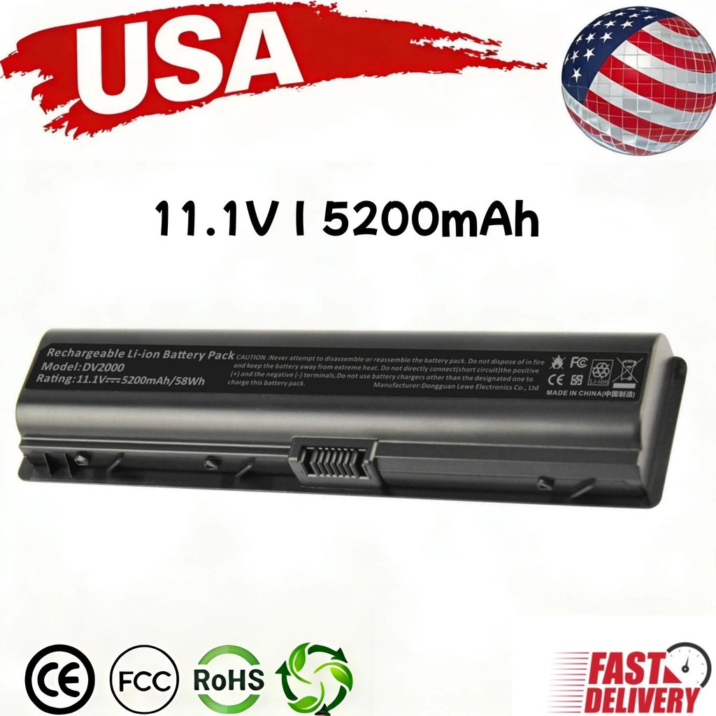 New Battery For HP Pavilion DV2000 DV6000 C700 F500 432306-001 441425-001