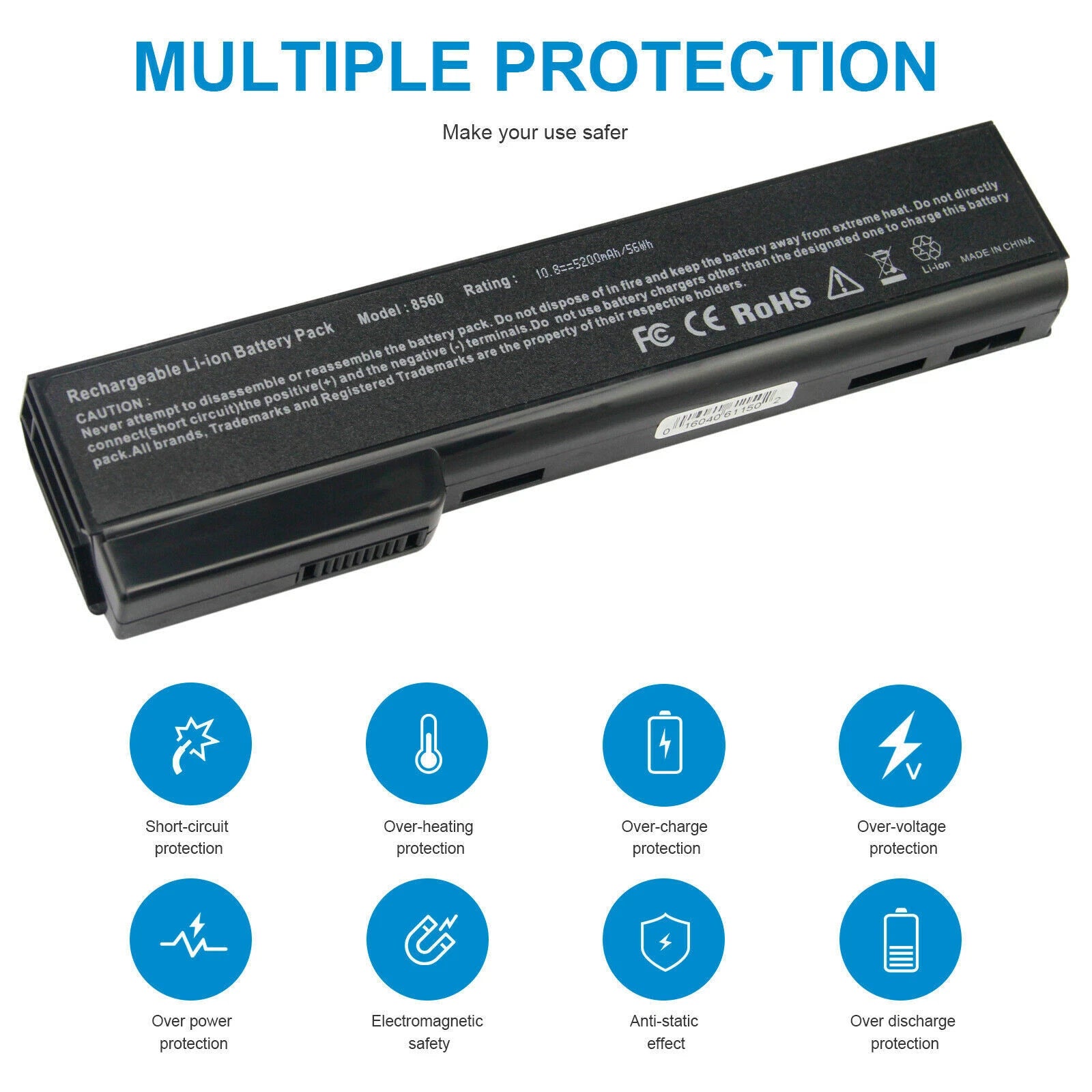 CC06 CC06XL Battery for HP EliteBook 8460W 8460P 8560P 8470P Prob 6560b 6460b PC