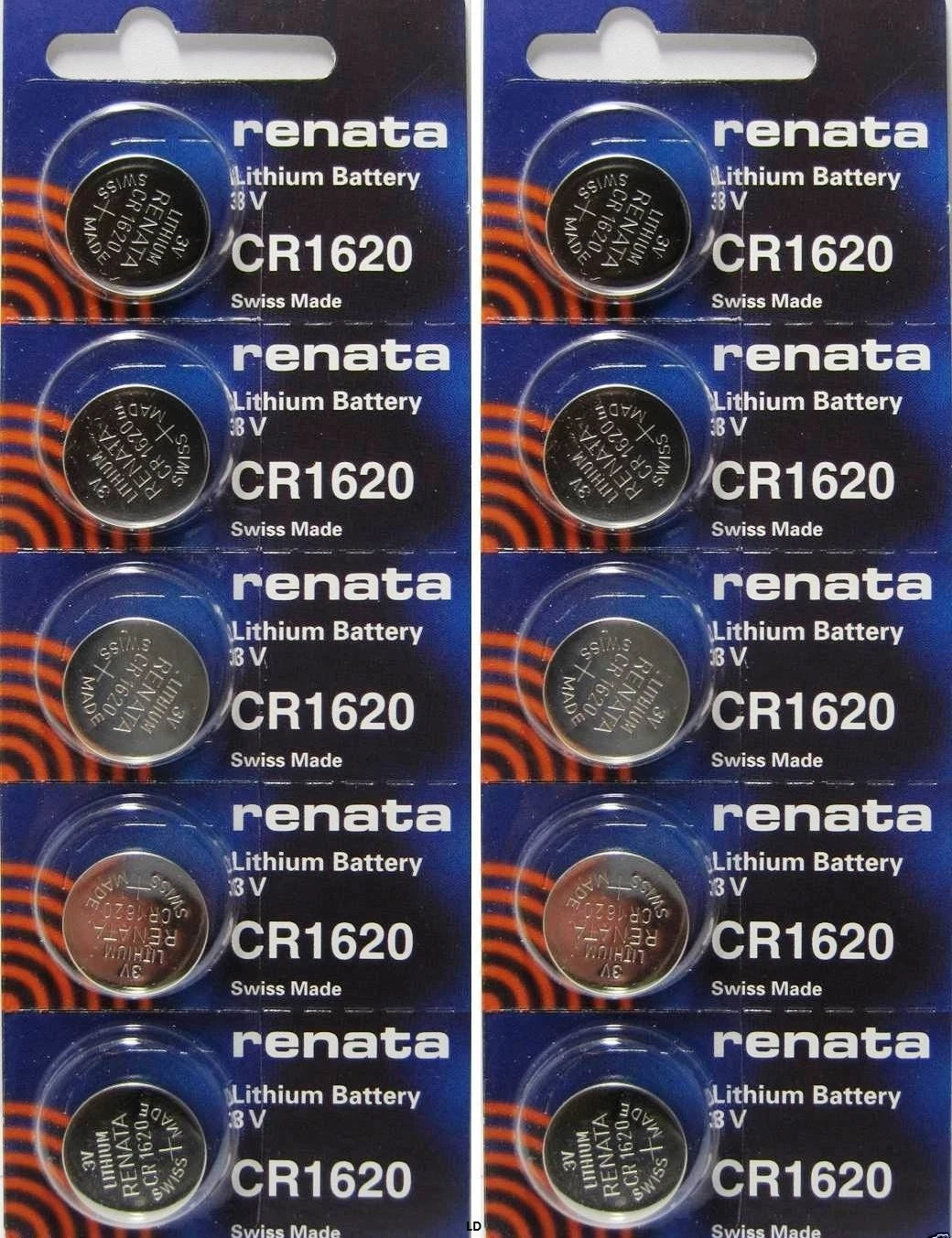 CR1620 RENATA WATCH BATTERIES ECR1620 KCR1620 DL1620 5009LC New AuthorizedSeller