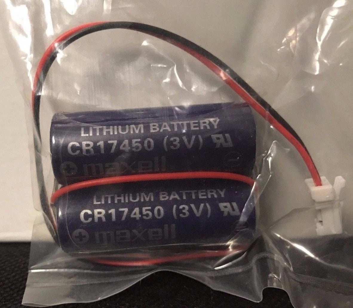 Brand New Maxell 2CR17450 3V 2600mAh PLC Battery w/ Plug