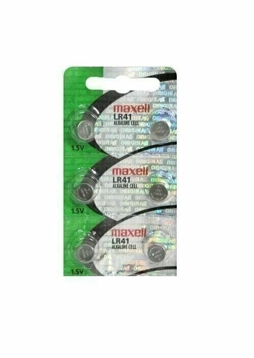 Maxell LR41 192 L736 V3GA 1.5V BATTERIES 6 X