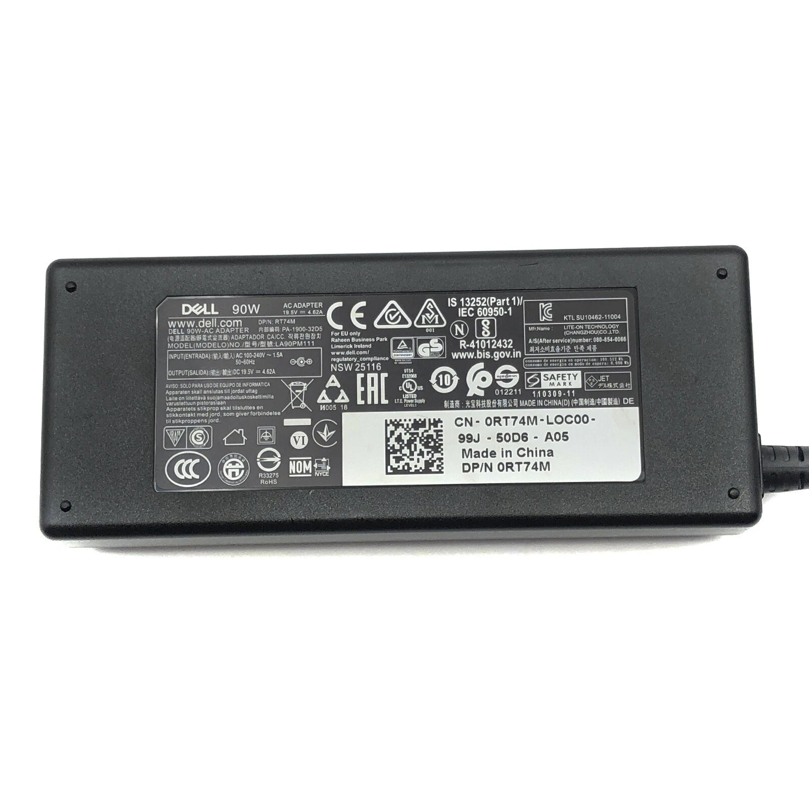 NEW Original LA90PM111 AC Power Adapter 19.5V 4.62A 90W Dell Laptop Charger