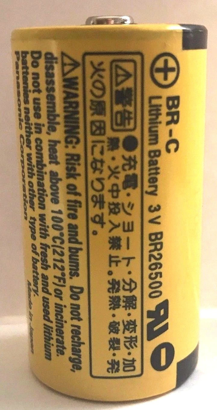 Brand New Panasonic BR-C 3V 5000mAh Lithium Battery