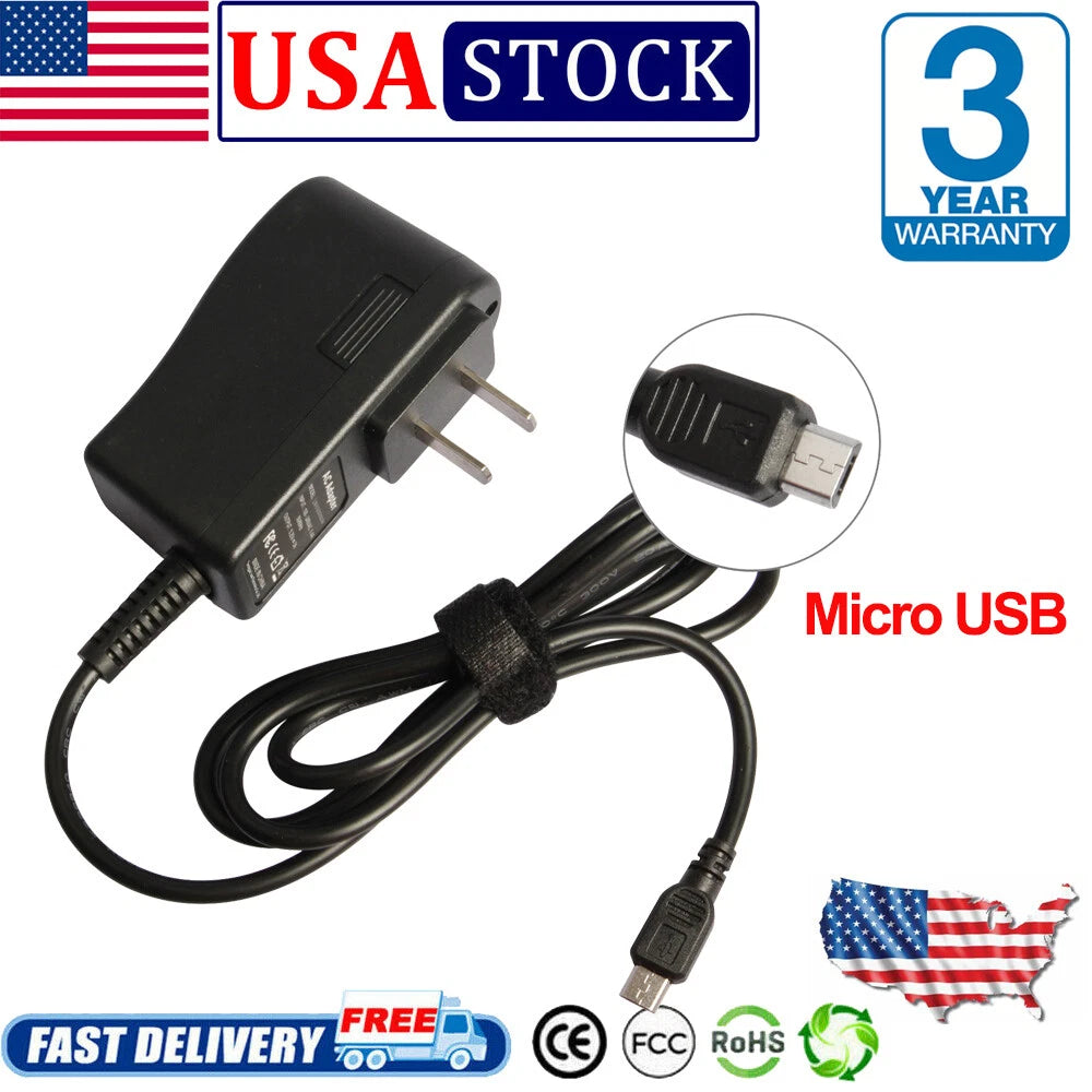 5.25V USB Adapter Charger for HP Chromebook 11 G1 G2 11-1102 11-1101, Asus T100