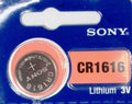 CR 1616 MURATA / SONY LITHIUM BATTERIES (1 piece) 3V watch Authorized US Seller