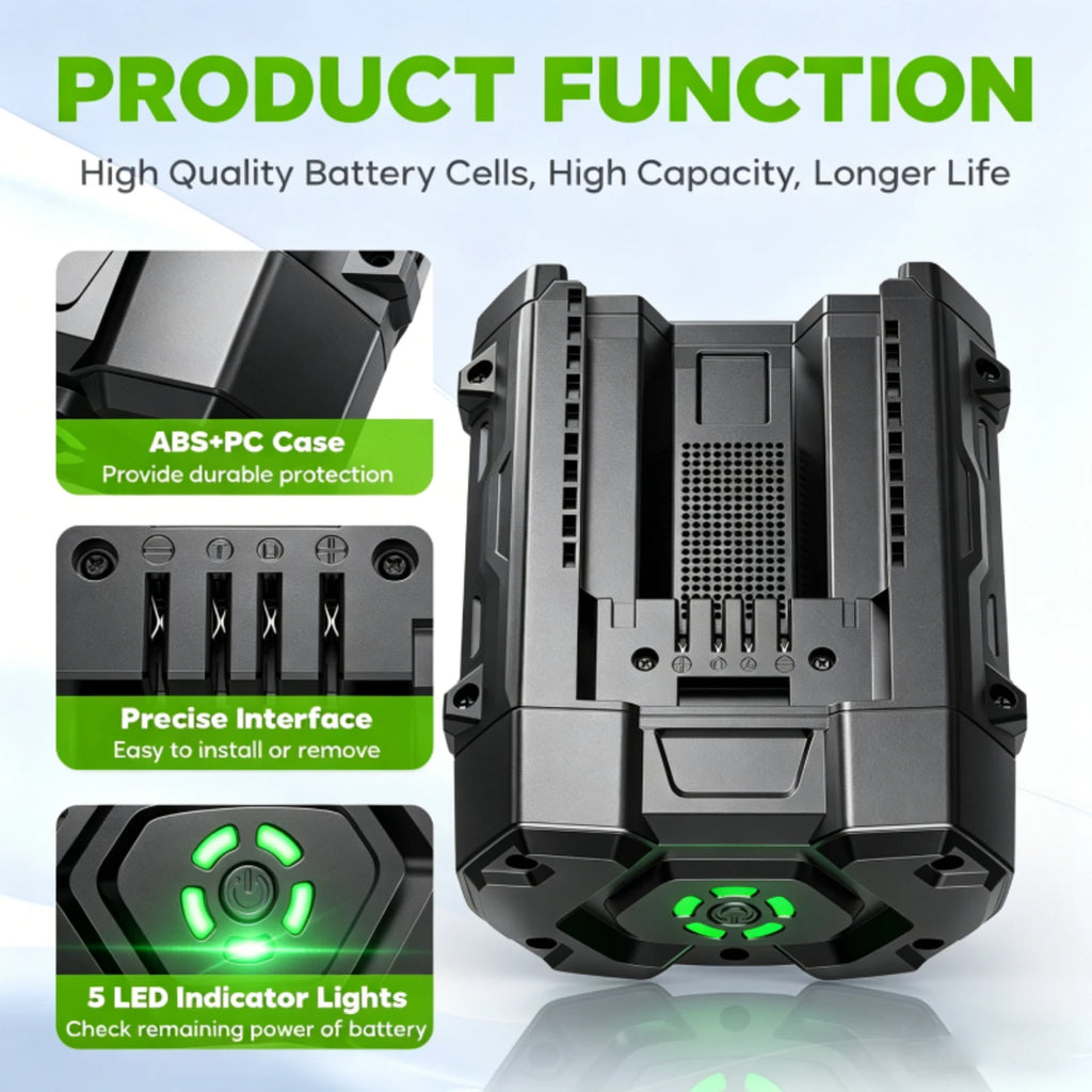 56V 5.3Ah Lithium Battery Replace for EGO BA2800T BA4200T 56Volt Power Tools NEW