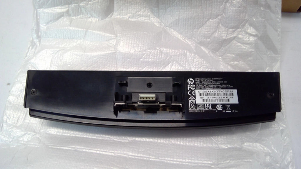 HP RP9 Retail Integrated 2x20 TOP MOUNT Display w/o Arm 900212-003 L37978-001