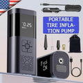 150PSI Tire Fast Inflator Air Pump Compressor LED Light For Car Bike Motor Ball