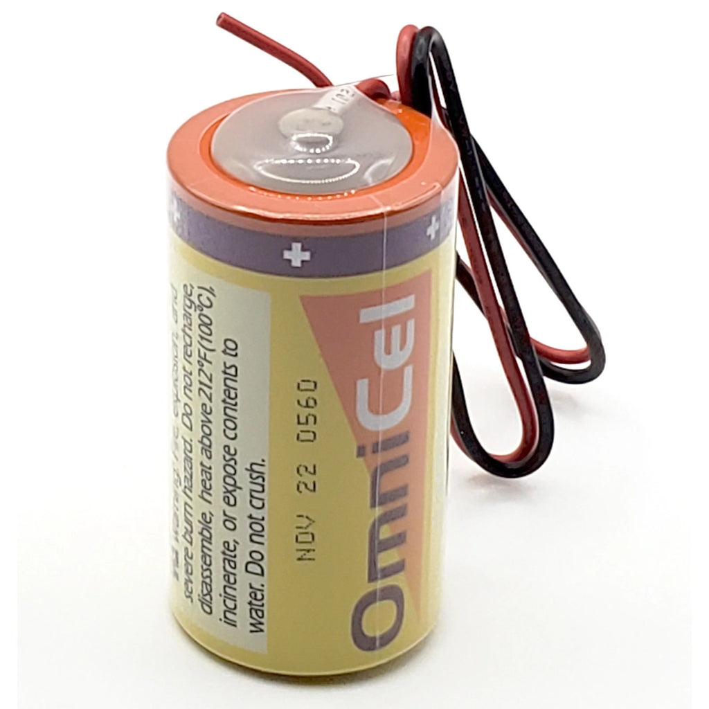 4x OmniCel ER26500 3.6V 8.5Ah Sz C Lithium Battery Wire Leads RFID AMR