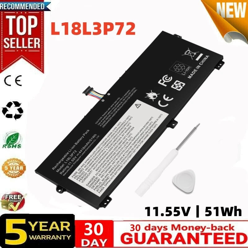 L18M3P72 L18L3P72 Laptop Battery For Lenovo ThinkPad X13 Yoga Gen 1 X390 Yoga