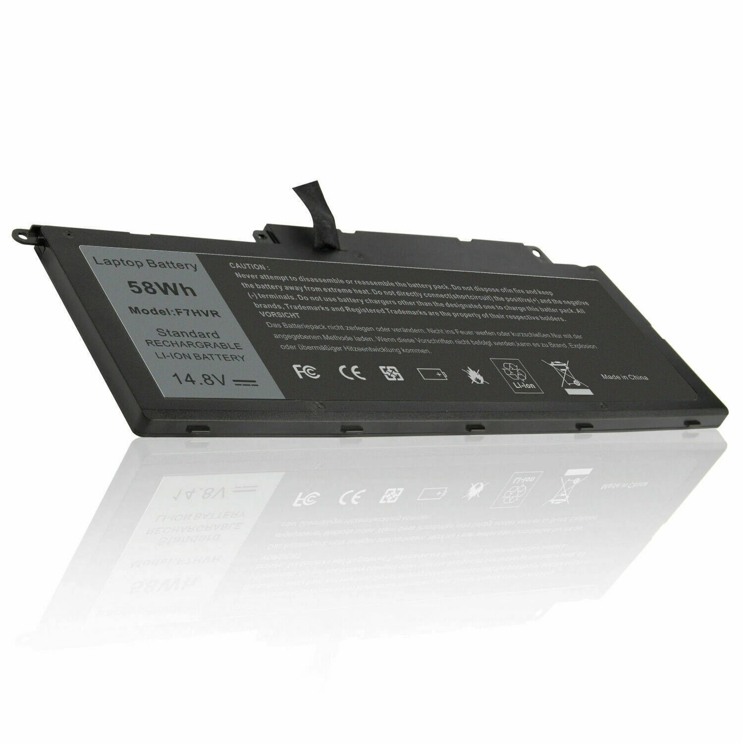 F7HVR Laptop Battery 14.8V 58WH Replaceable For Dell Inspiron 15 7537 17 7737