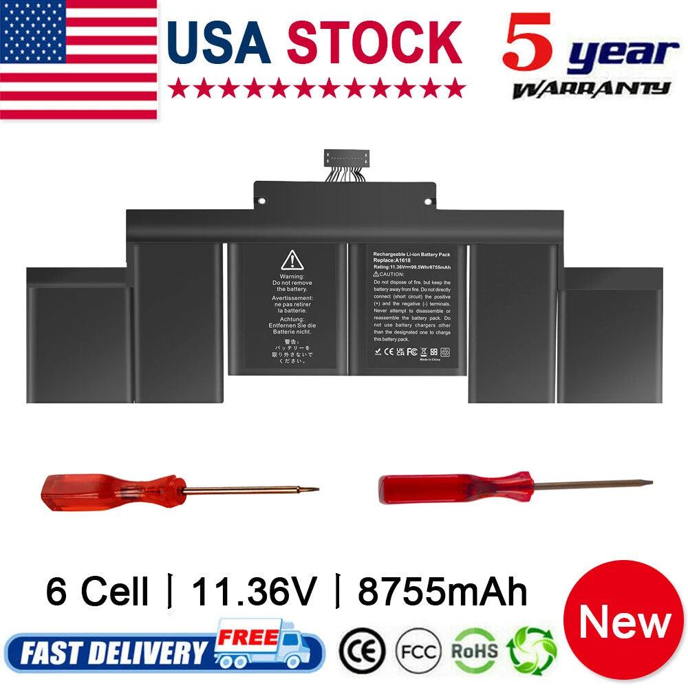 ?A1618 Battery For MacBook Pro 15" A1398 Retina (2015Ver) 020-00079 MJLQ2LL/A