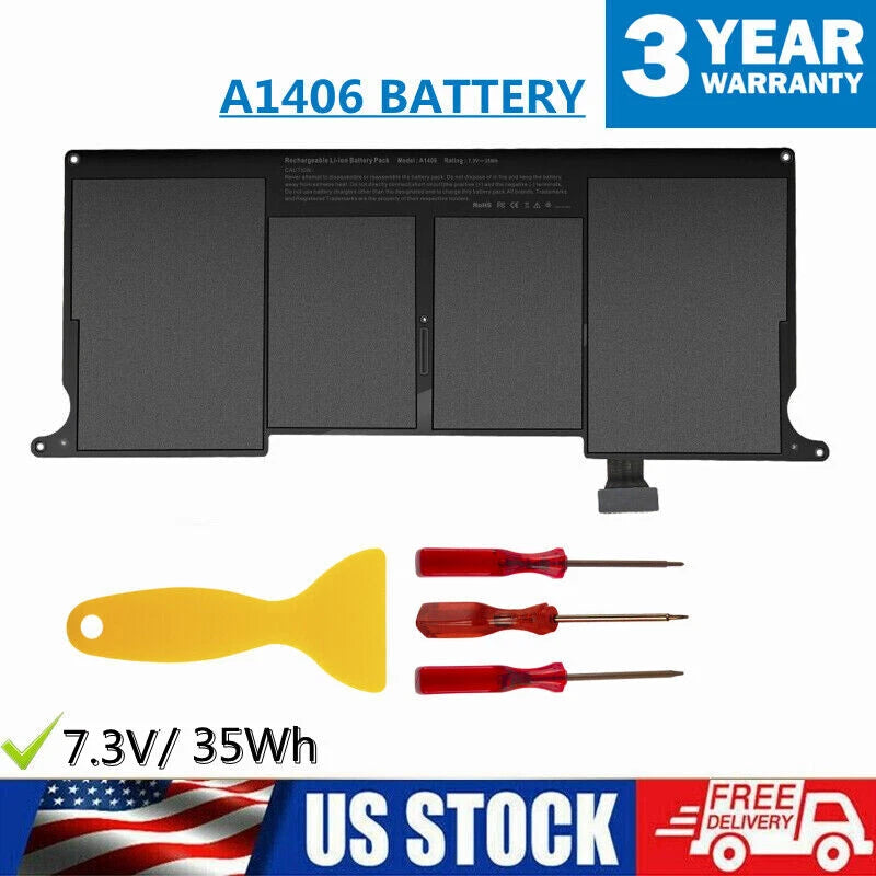 Battery A1406 A1495 for Apple MacBook Air 11 inch A1465 A1370 mid-2011 only