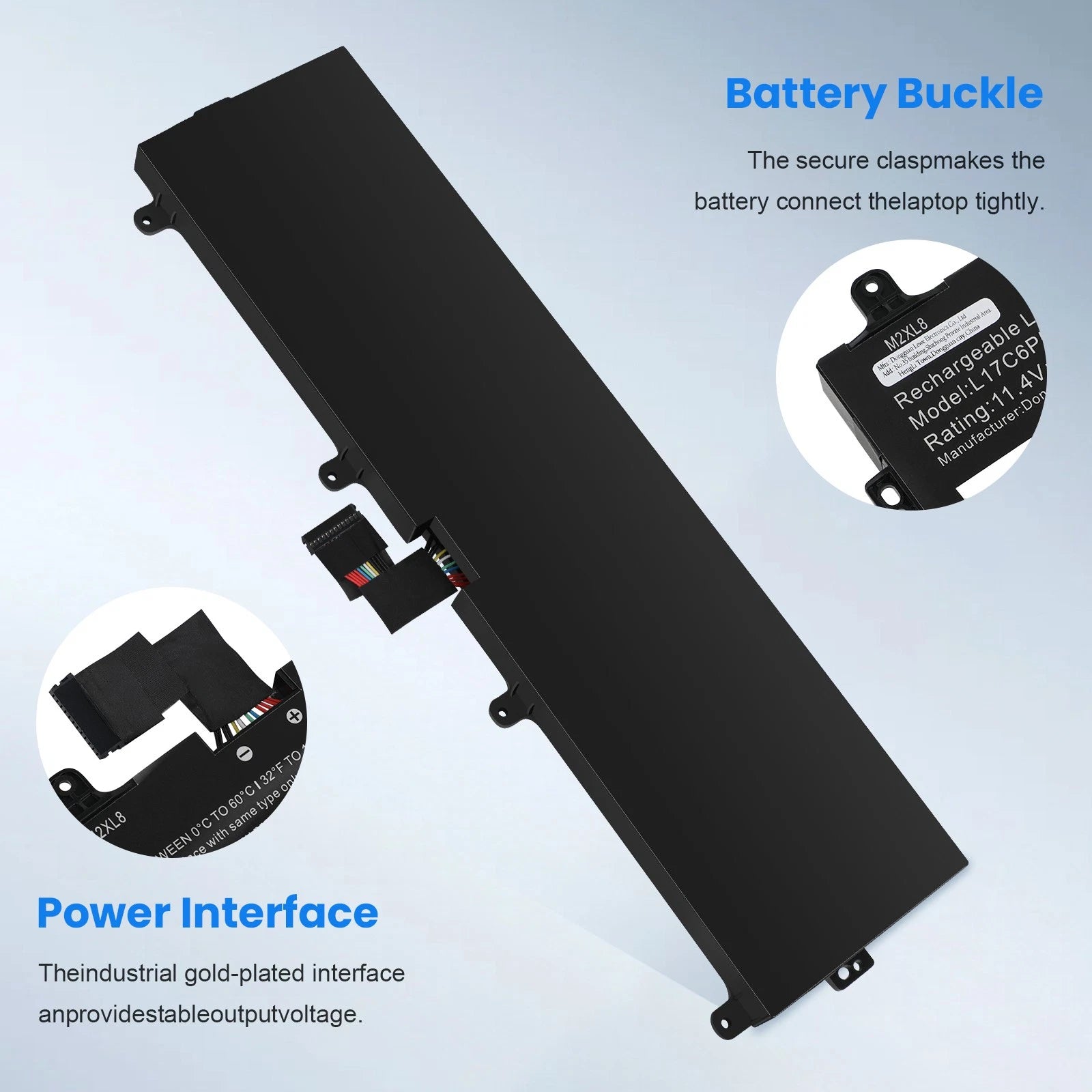 New L17M6P52 L17C6P51 01AV497 Battery for Lenovo Thinkpad P72 P73 Series 99Wh