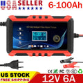 12V 6A Fully-Automatic Smart Car Battery Charger Maintainer Trickle Charger