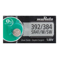 1 Murata Silver Oxide SR41SW SR41W SR41 Watch 1.55V Battery- Replaces Sony