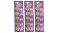 15 pcs CR2450 CR 2450 3v Lithium Batteries Button Cell Loopacell USA Fast Ship