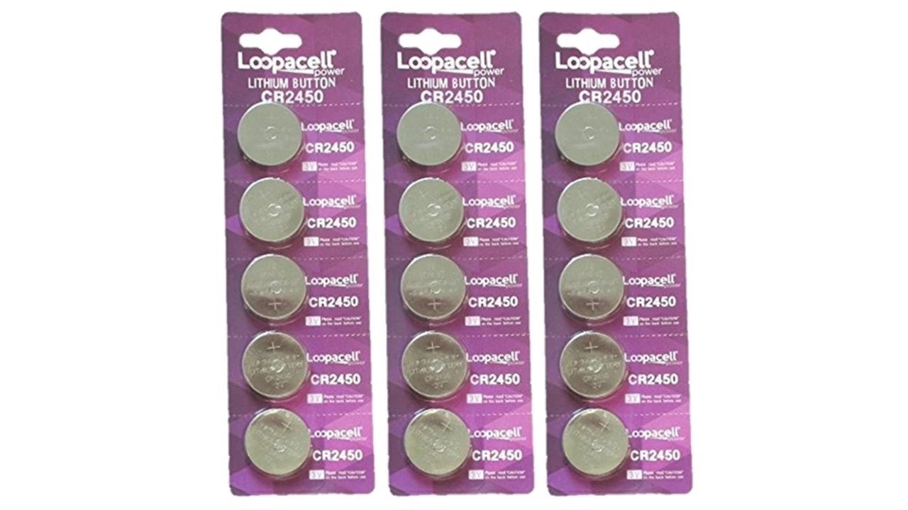 15 pcs CR2450 CR 2450 3v Lithium Batteries Button Cell Loopacell USA Fast Ship