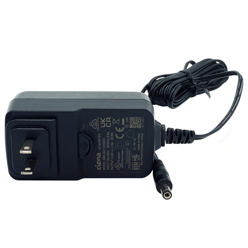 NEW Original Ciena NBS30D120250D5 AC Adapter 12V 2.5A Power Supply 5.5x2.1mm