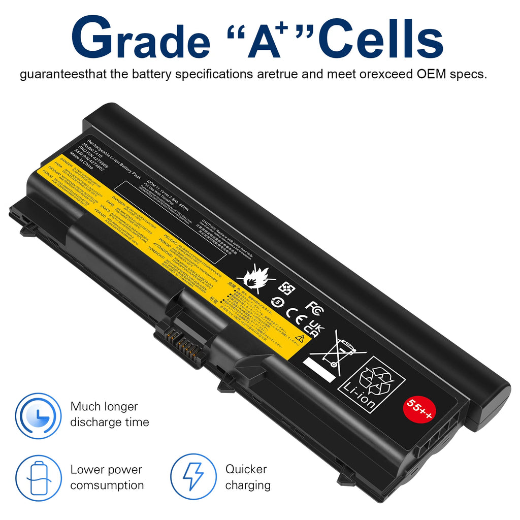 42T4753 Battery For Lenovo ThinkPad T410 T420 T510 T520 W510 W520 SL410 SL510 PC