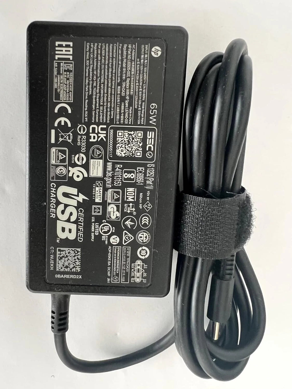 Genuine 65W USB-C Charger for HP Elite x2 1012 G1 1012 G2 210 G2 L65505-002 NEW