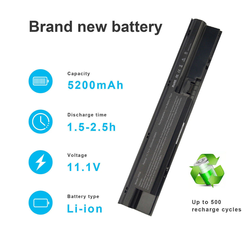 FP06 FP09 Battery for HP Probook 440 450 445 470 455 G0 G1 708457-001 707616-851