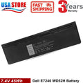 For Dell Latitude E7240 Laptop Battery WD52H E7250 KWFFN 0KWFFN 45WH 7.4V FAST