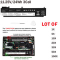 ?LOT Battery For Lenovo Thinkpad T460s T470s 00HW022 00HW023 00HW024 11.25V 24WH