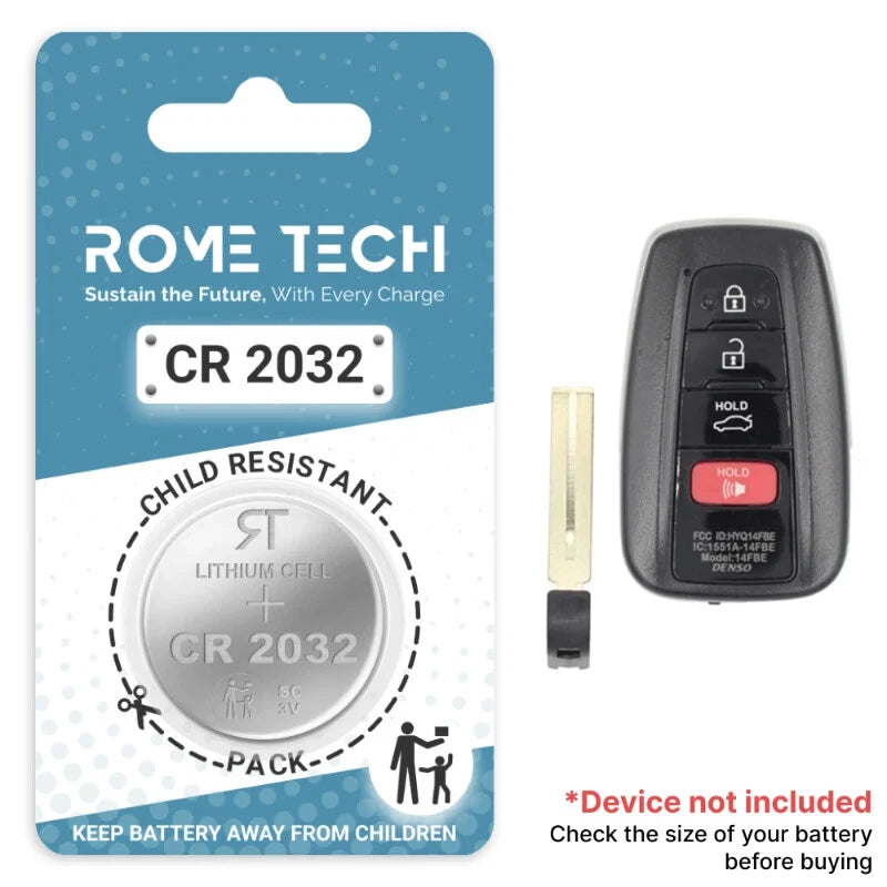 Key Fob Battery Replacement for Toyota Avalon 2019