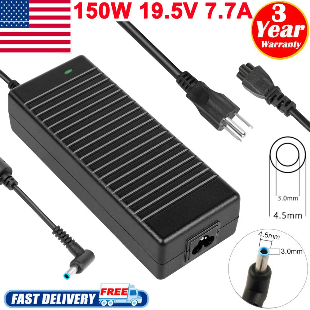 150W 7.7A AC Adapter Charger for HP ZBook Studio x360 G5 Convertible Workstation