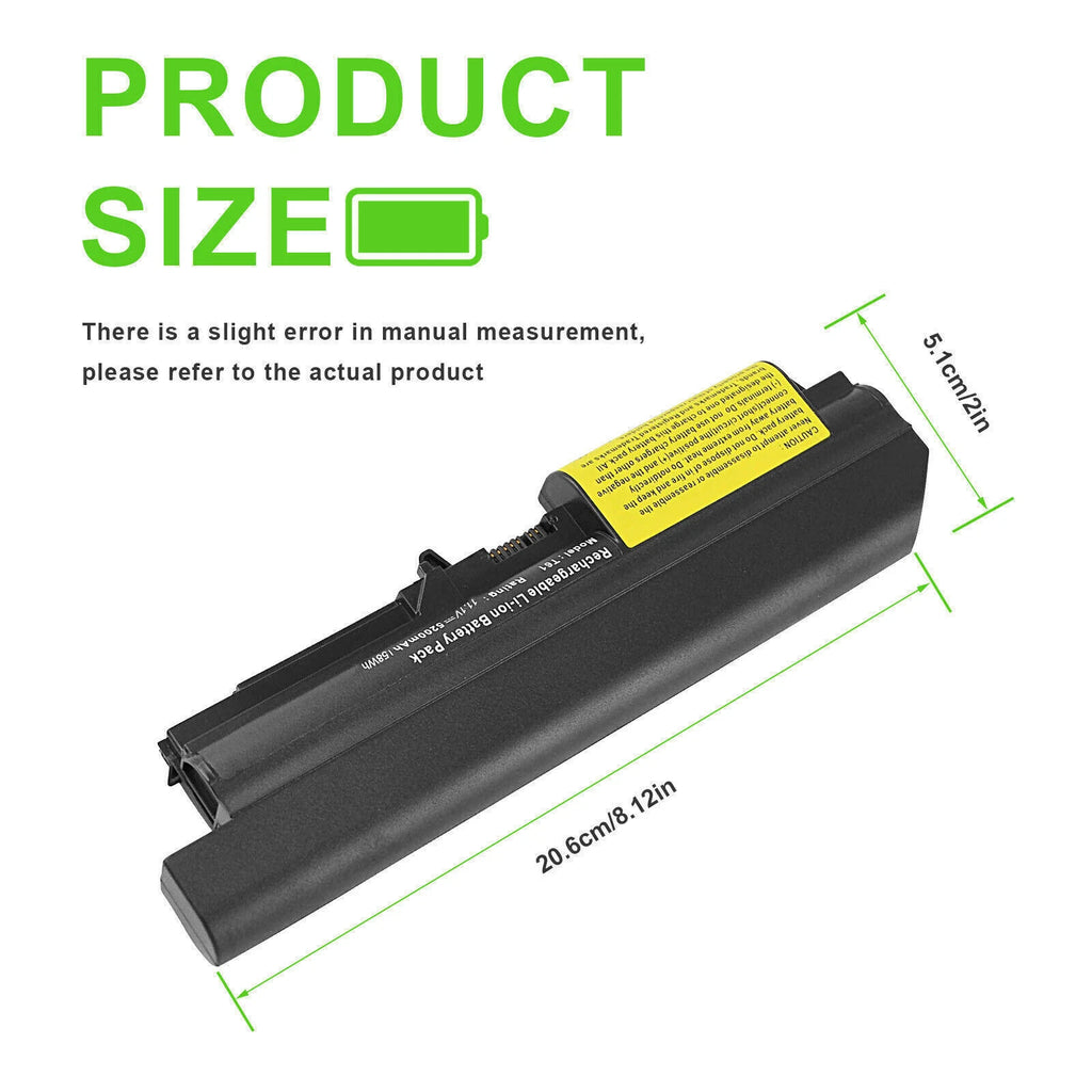 6 Cell Battery for IBM Lenovo Thinkpad 14.1''R400 T400 T61 R61 42T5229 42T4530