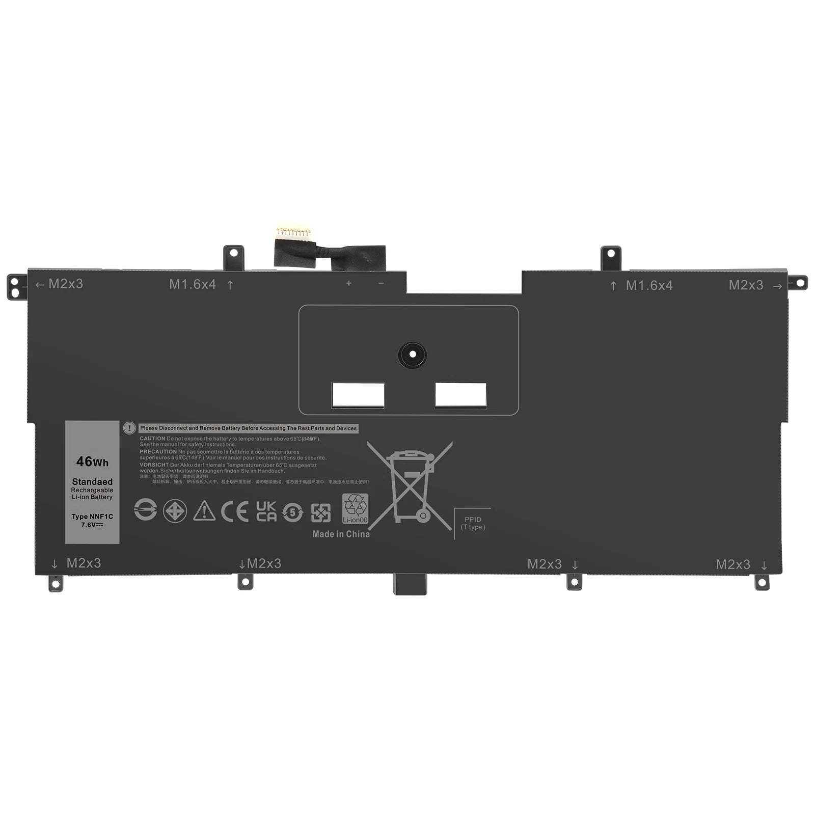 NNF1C HMPFH Battery for Dell XPS 13 2 in 1 9365 XPS 13 9365 2-in-1 2017 XPS 13