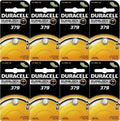 8 Duracell 379 - SR521SW Button Cell Batteries