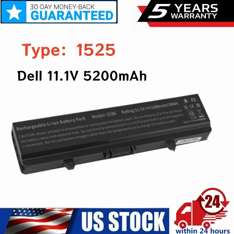 Battery 1525 For DELL Inspiron 1440 1526 1545 1750 X284G GW240