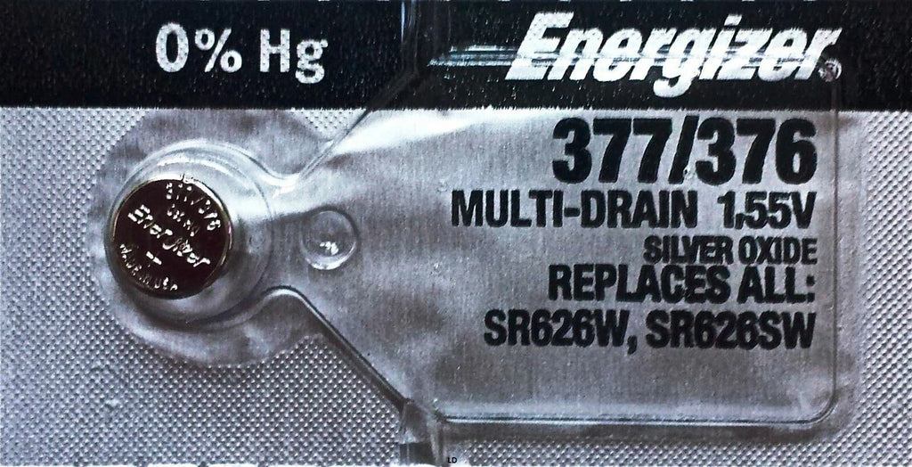 5 Energizer 377/376 Watch Battery SR626SW SR626W V377 Authorized seller