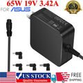 65W Universal Laptop Adapter Charger for ASUS VivoBook Zenbook Chromebook Series