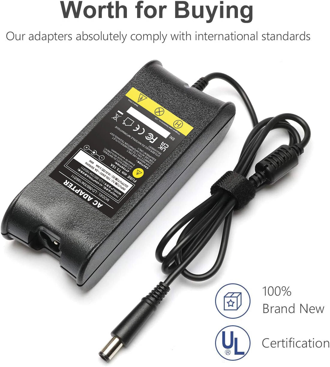 Charger For Dell Latitude D600 D610 D620 D630 E4300 E6400 E6410 E6500 AC Adapter