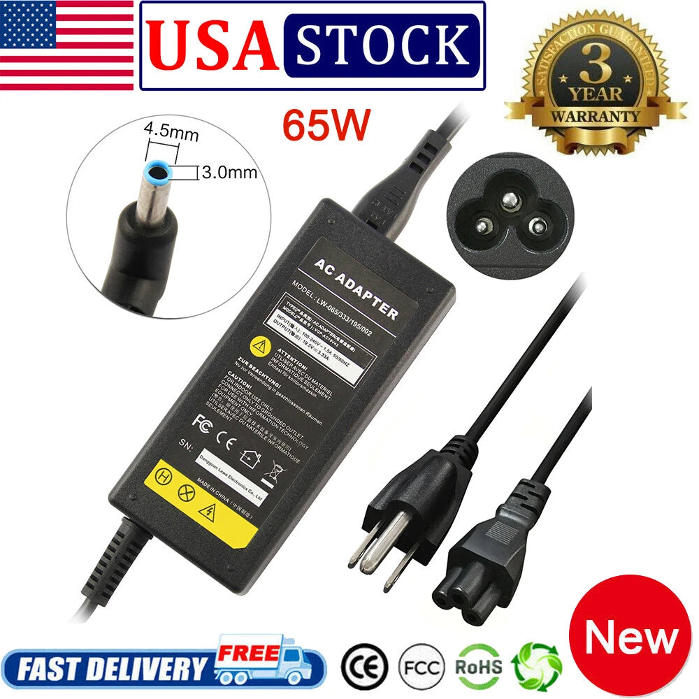 65W AC Adapter Laptop Charger For HP Probook 640 650 G2 430 440 450 G3 Notebook