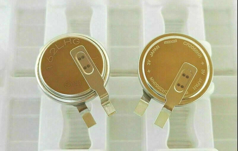 2PCS CR2050HR 3V MAXELL pressure monitoring High temperature battery Japan made