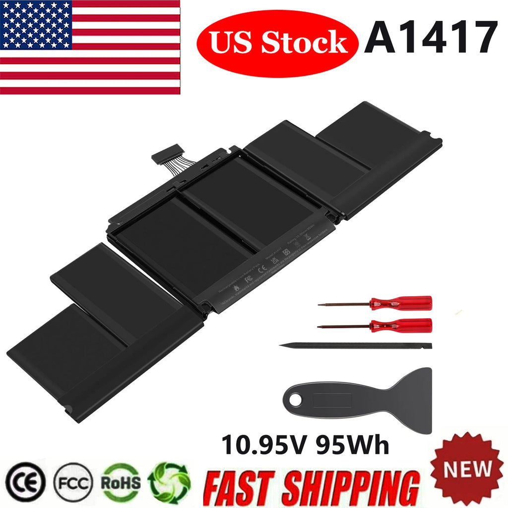 A1417 Battery for Apple Macbook Pro 15" Retina A1398 2012 2013 EMC 2512