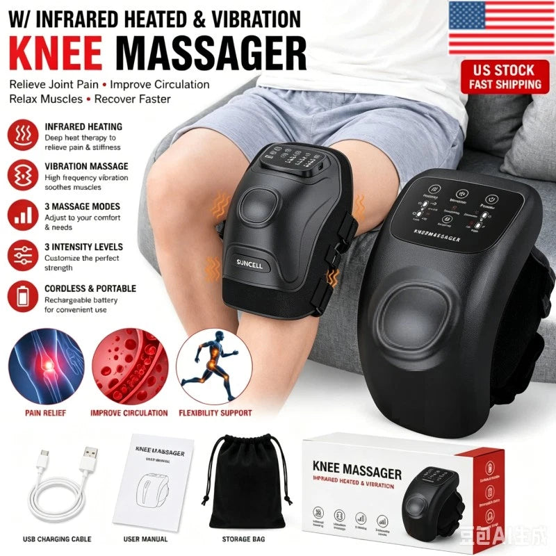 Rodillera PARA ALIVIAR EL DOLOR Terapia de Calor Para Las Lesiones Rodilla US