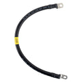 2/0 Black Battery Interconnect Cable 18" with 3/8" Lugs ASSEMBLED IN USA