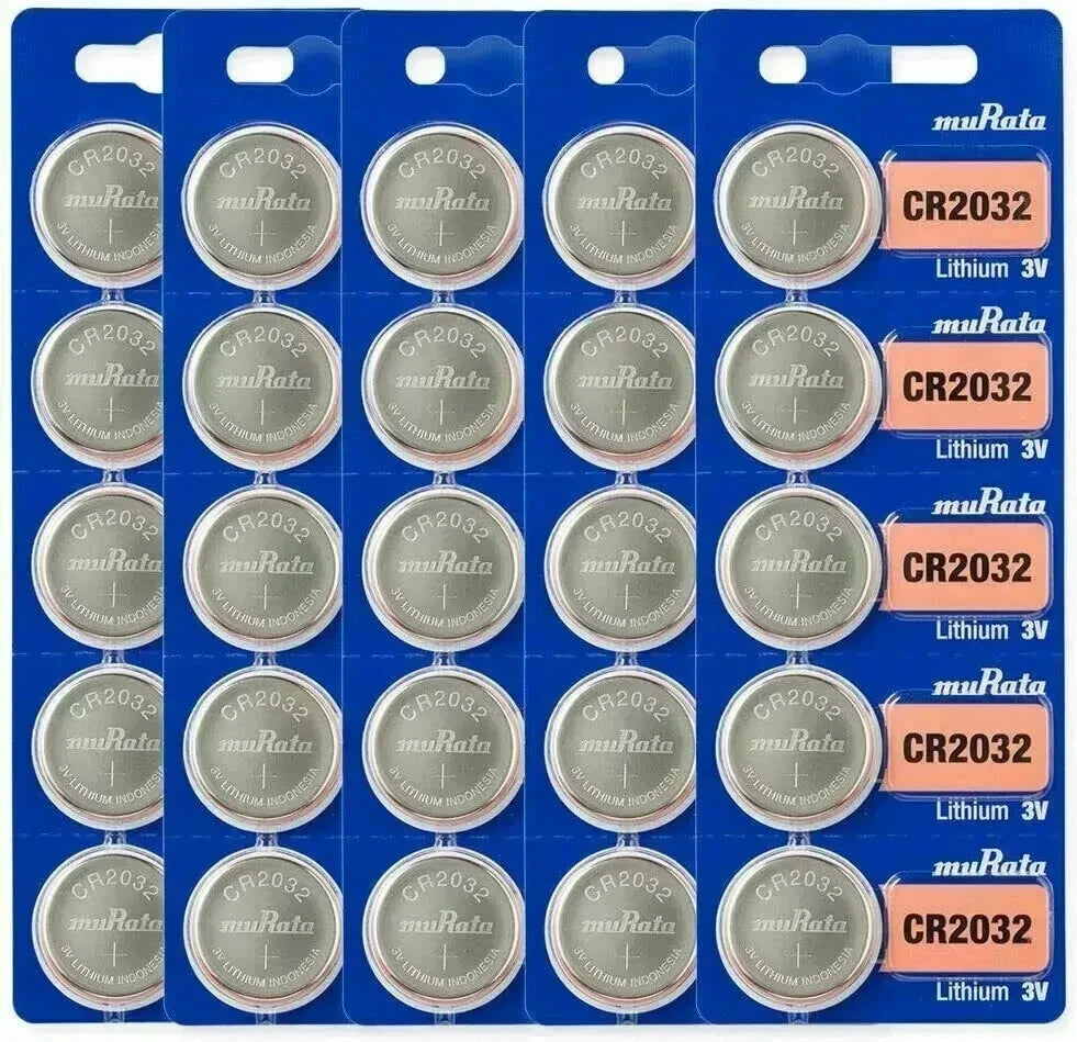 Lot of 25 Murata Genuine Fresh Date CR2032 2032 Lithium 3V Batteries W/ Trackin