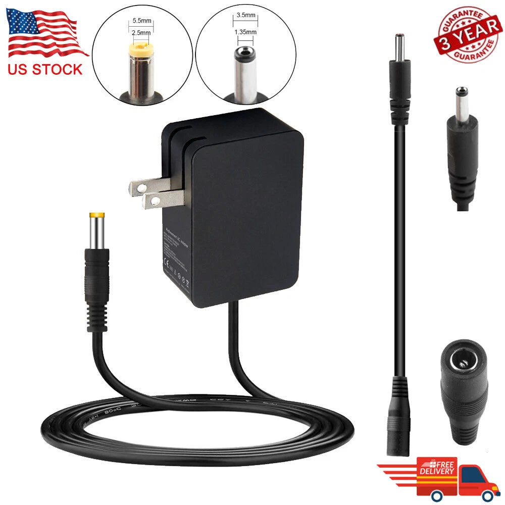 6V Battery Charger FOR Omron Blood Pressure Monitors + Universal Converter Cable